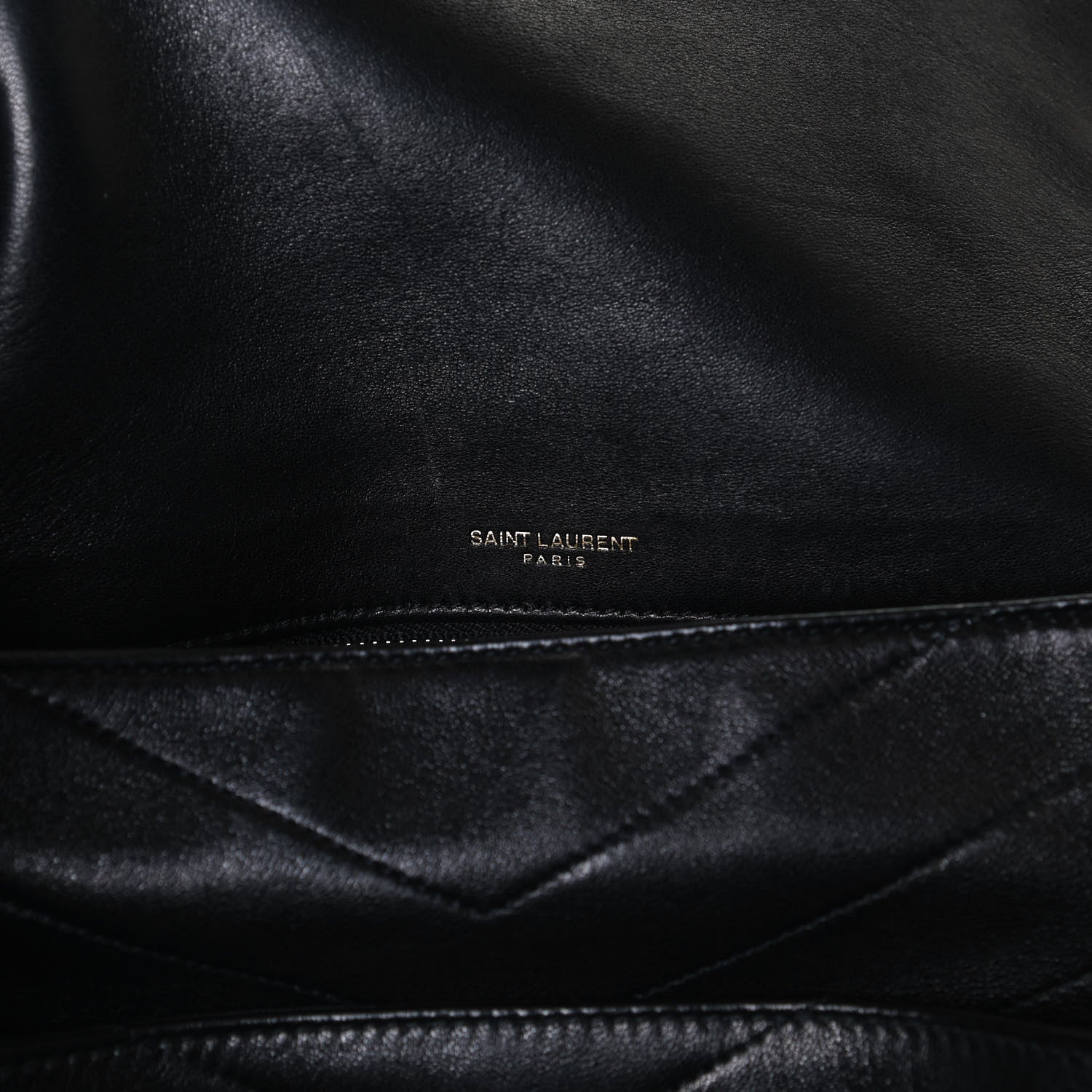 Saint Laurent Lambskin Matelasse Monogram Medium Niki Chain Satchel Black 6 of 11