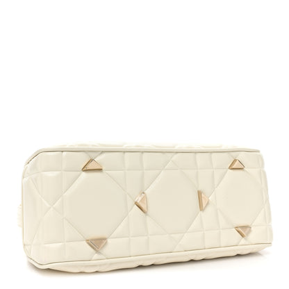 Christian Dior Calfskin Cannage Medium The Lady 95.22 White 4 of 12