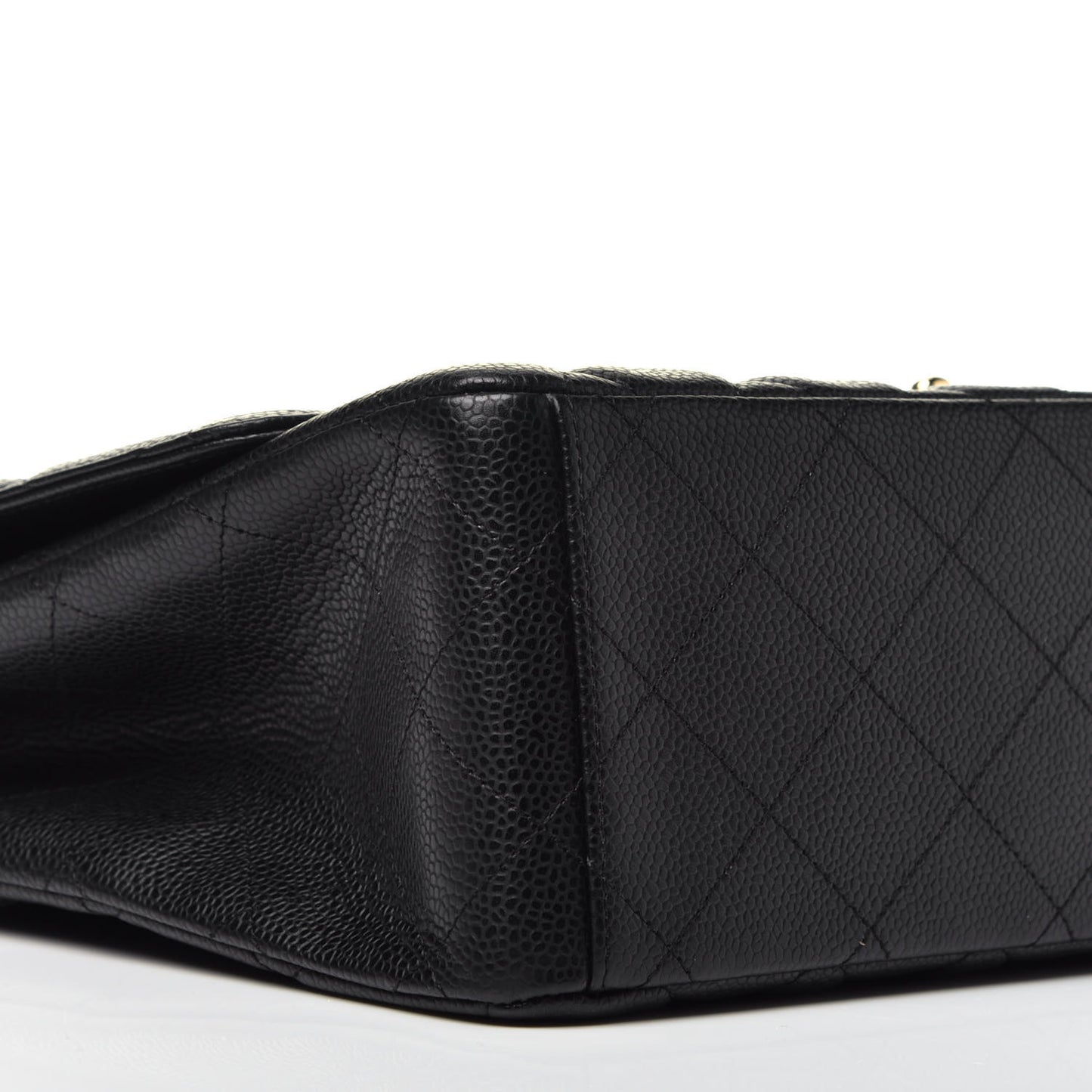 Caviar Quilted Maxi Single Flap Black