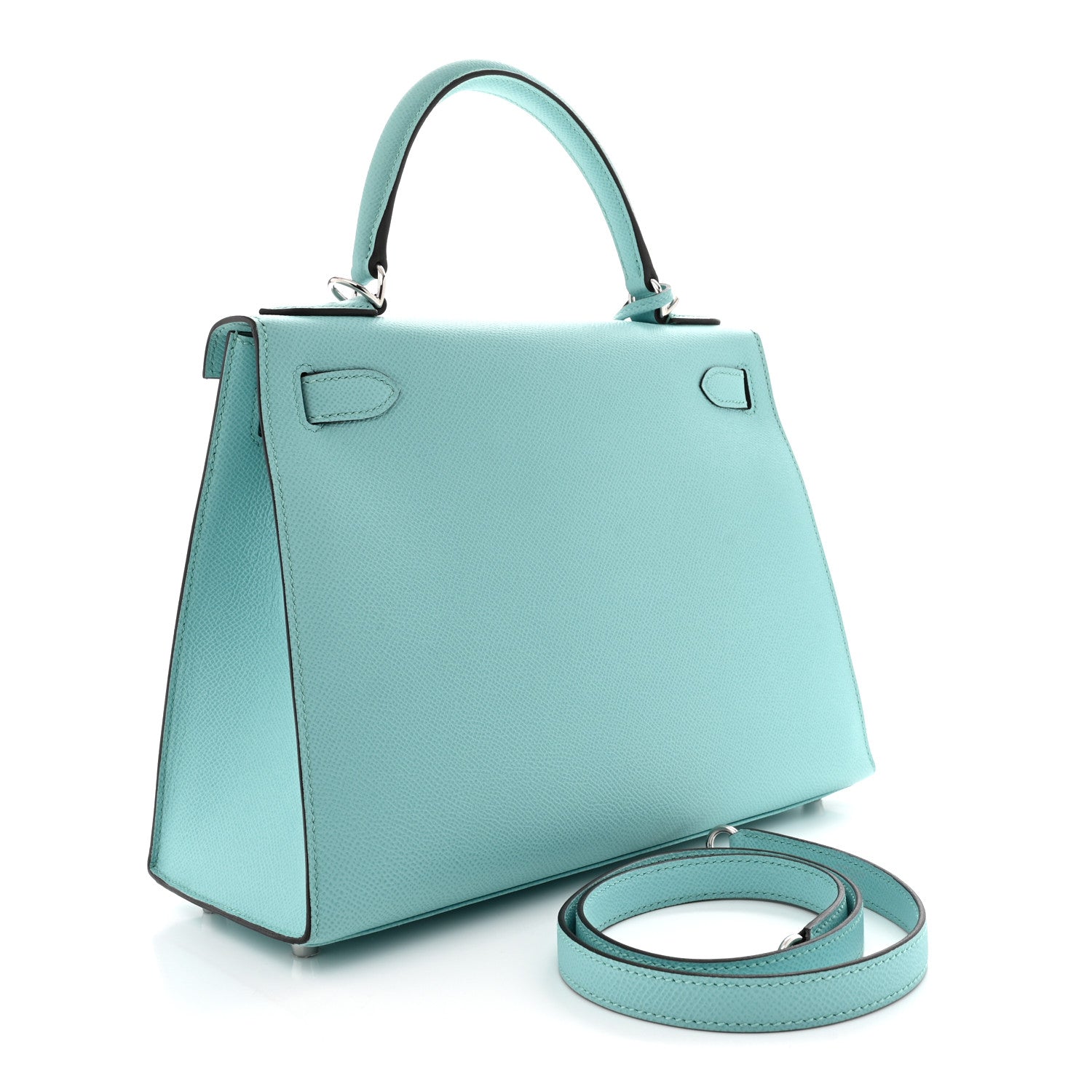 Hermes Epsom Kelly Sellier 28 Bleu Atoll 3 of 11