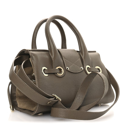 Jimmy Choo Grainy Calfskin Small Rosalie Satchel Nude 3 of 13