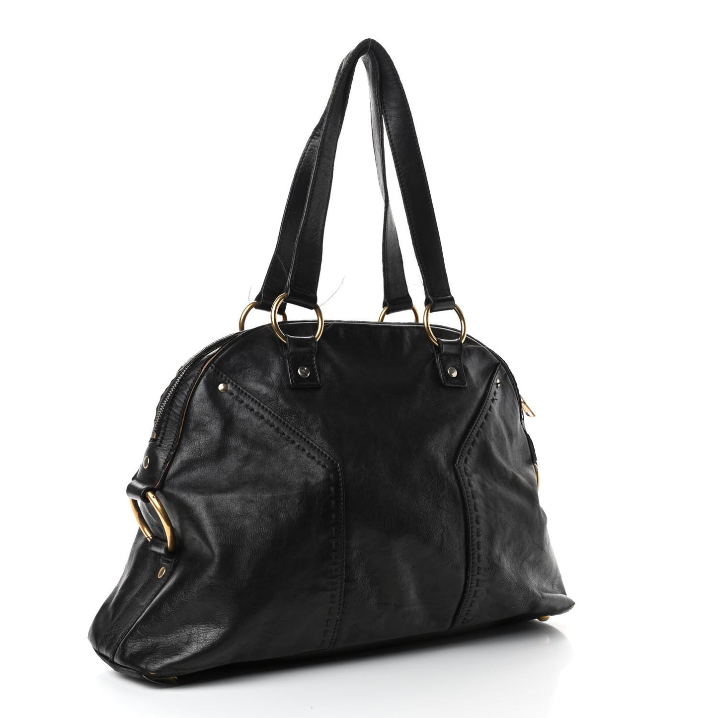 Calfskin Large Muse Black