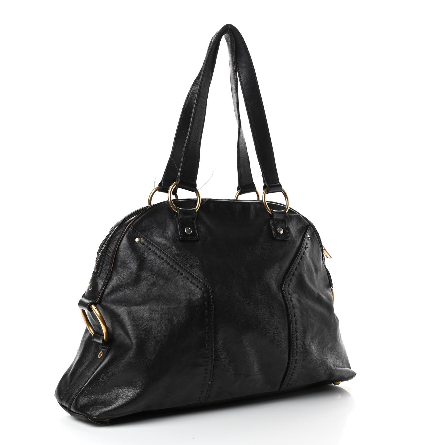 Saint Laurent Calfskin Large Muse Black 2 of 7