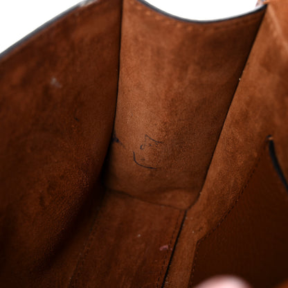 Valentino Garavani Pebbled Calfskin Medium Rockstud Flip Lock Crossbody Bag Saddle Brown 11 of 18