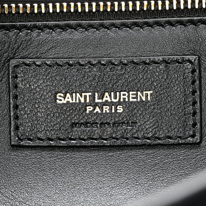 Saint Laurent Suede Monogram Tassel Kate 99 Baguette Bag Black 6 of 15