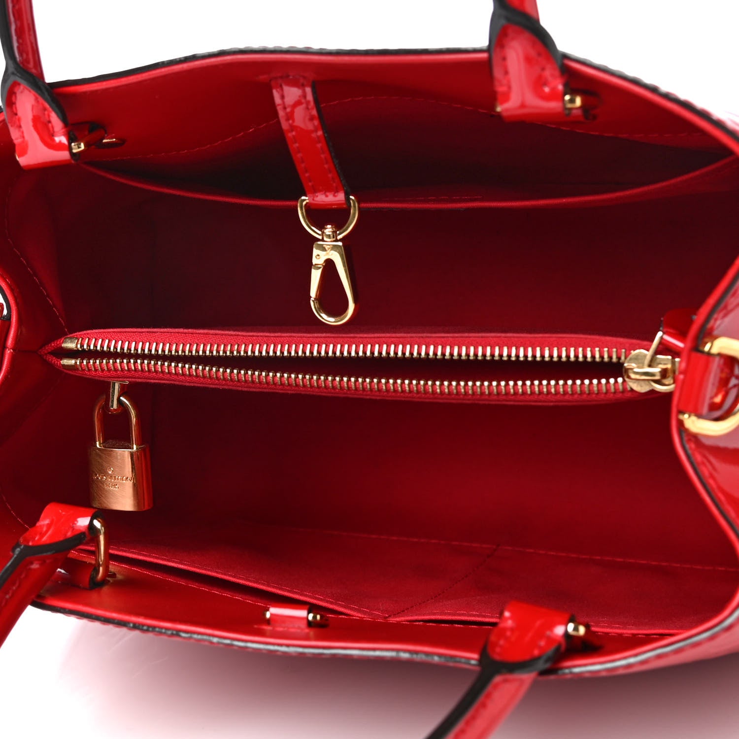 Louis Vuitton Vernis Montaigne MM Cherry 8 of 15