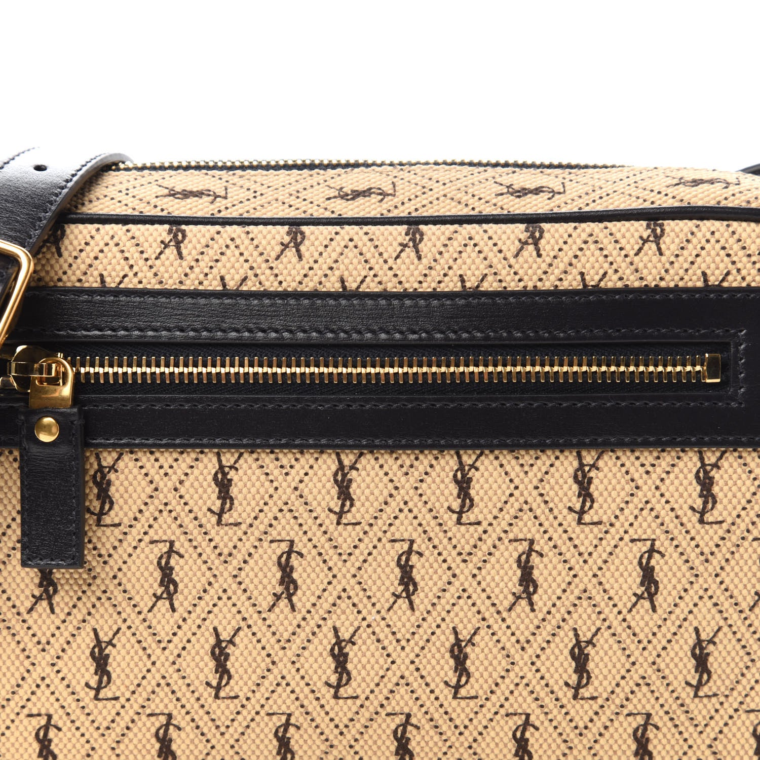 Saint Laurent Canvas Monogram All Over Camera Bag Beige 9 of 9