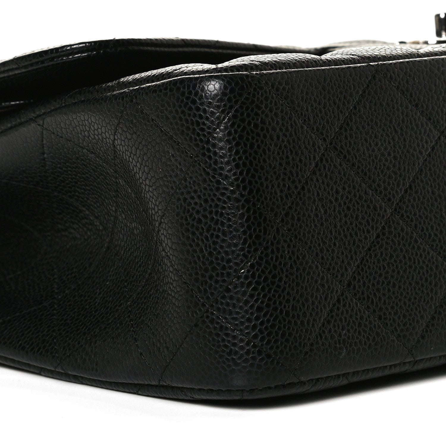 Chanel Caviar Quilted Jumbo Double Flap Black 9 of 13