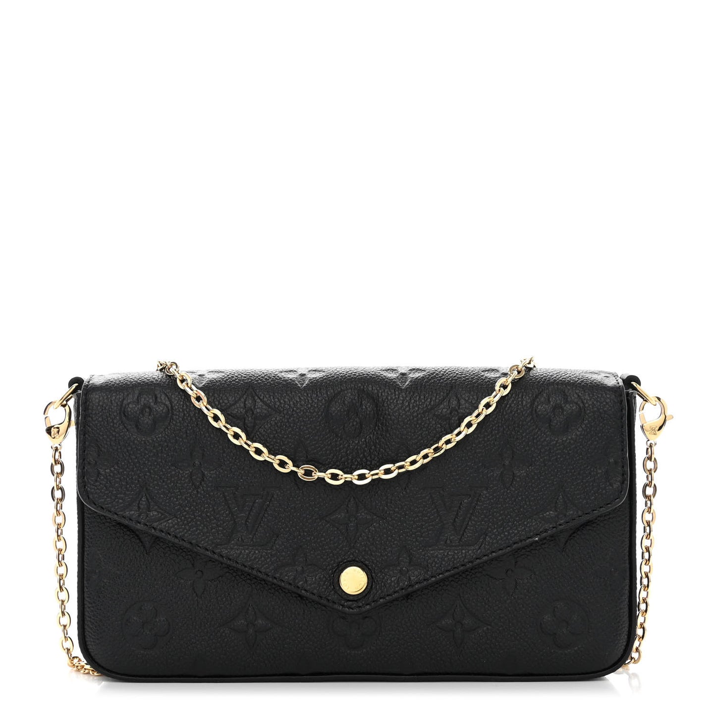 Empreinte Pochette Felicie Chain Wallet Black
