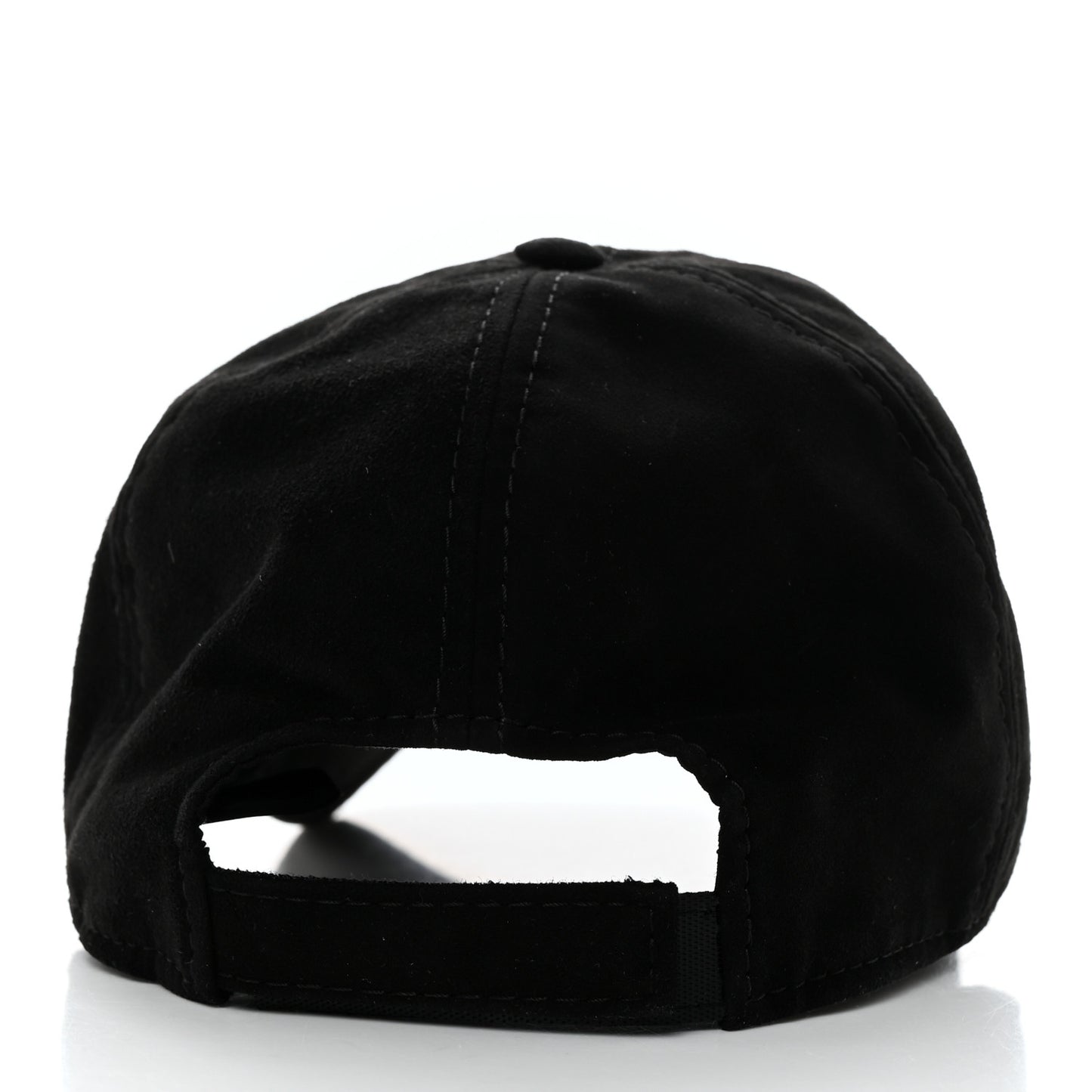 Suede Goatskin CC Cap Hat Black