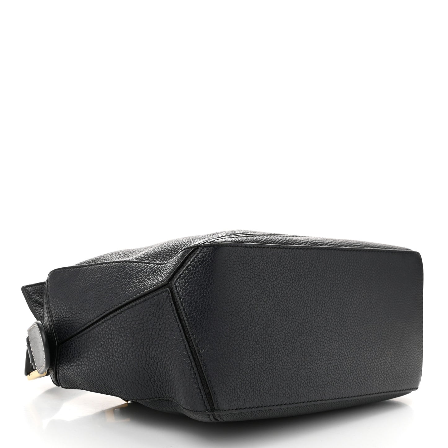 Calfskin Small Puzzle Bag Midnight Blue Black