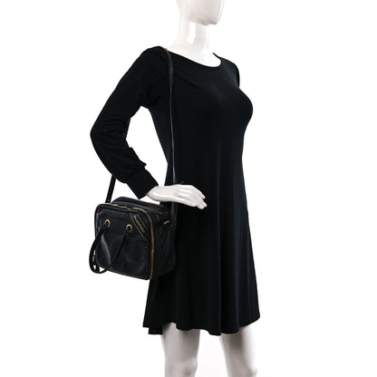 Balenciaga Agneau S Blanket Square Tote Black 2 of 11