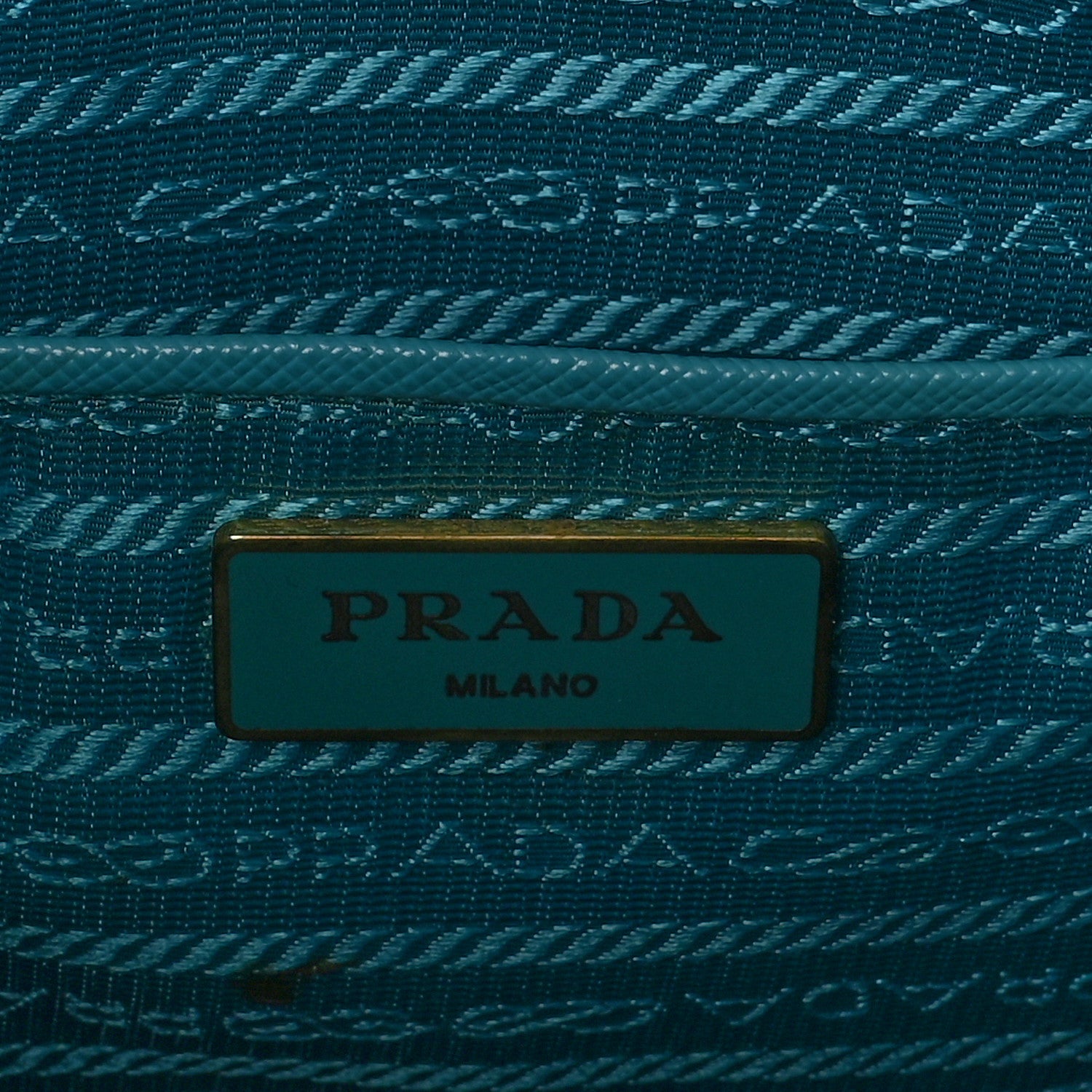 Prada Saffiano Lux Parabole Tote Turchese 6 of 13