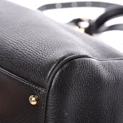 Dolce & Gabbana Grained Deerskin Medium Miss Sicily Satchel Black 10 of 16