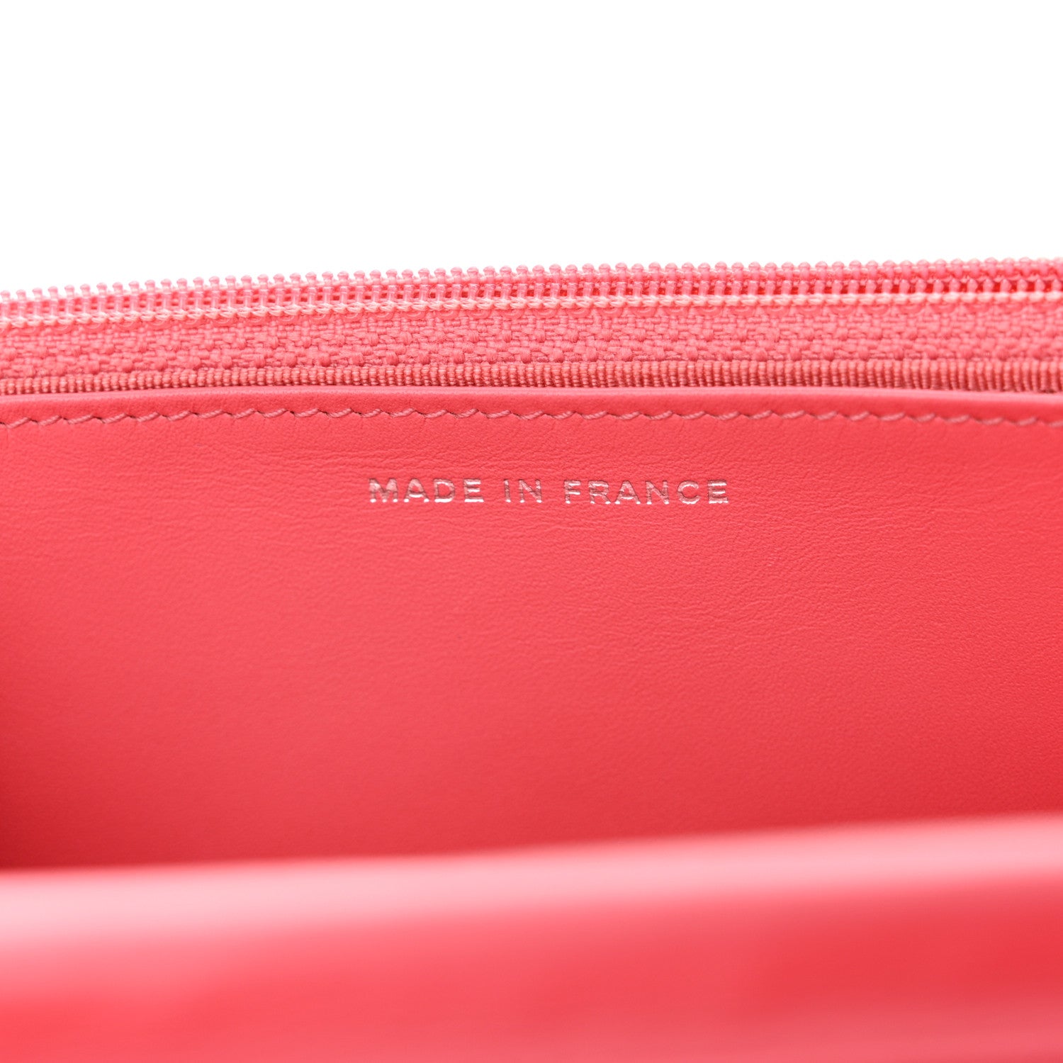 Chanel Patent Calfskin Quilted Wallet On Chain WOC Pink 7 of 15