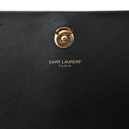 Saint Laurent Smooth Calfskin Medium Classic Monogram Kate Tassel Satchel Black 6 of 14
