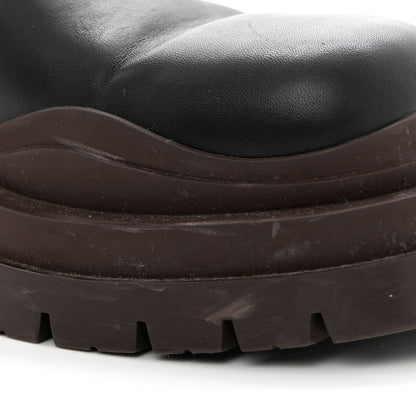 Bottega Veneta Calfskin Mens The Tire Chelsea Boots 42 Black Camping 11 of 19