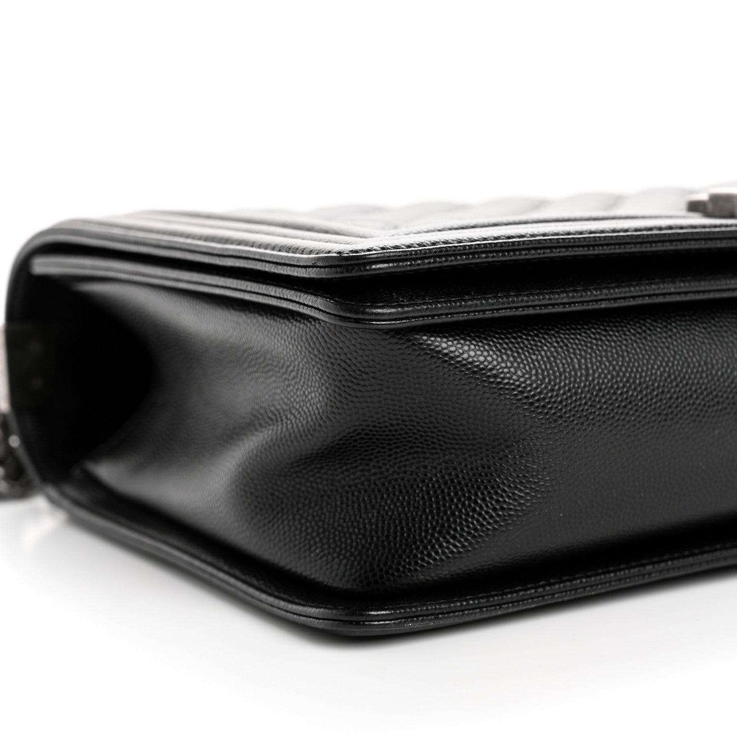 Chanel Caviar Quilted New Medium Boy Flap Black 9 of 10