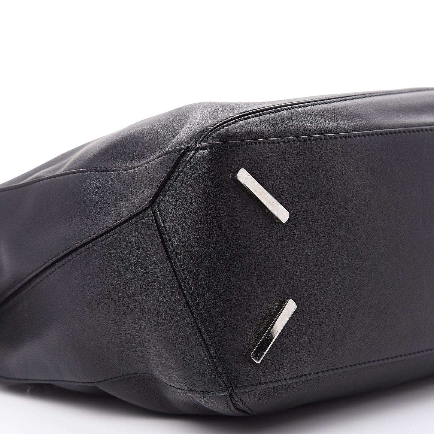 Calfskin Medium Puzzle Bag Black