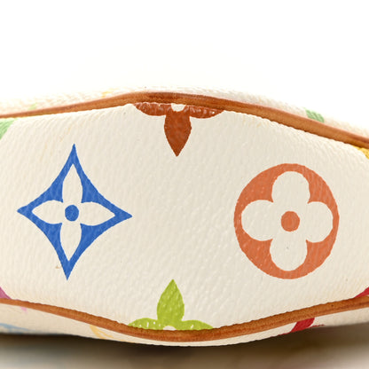 Louis Vuitton LOUIS VUITTON Monogram Multicolor Pochette Accessories White 10 of 10