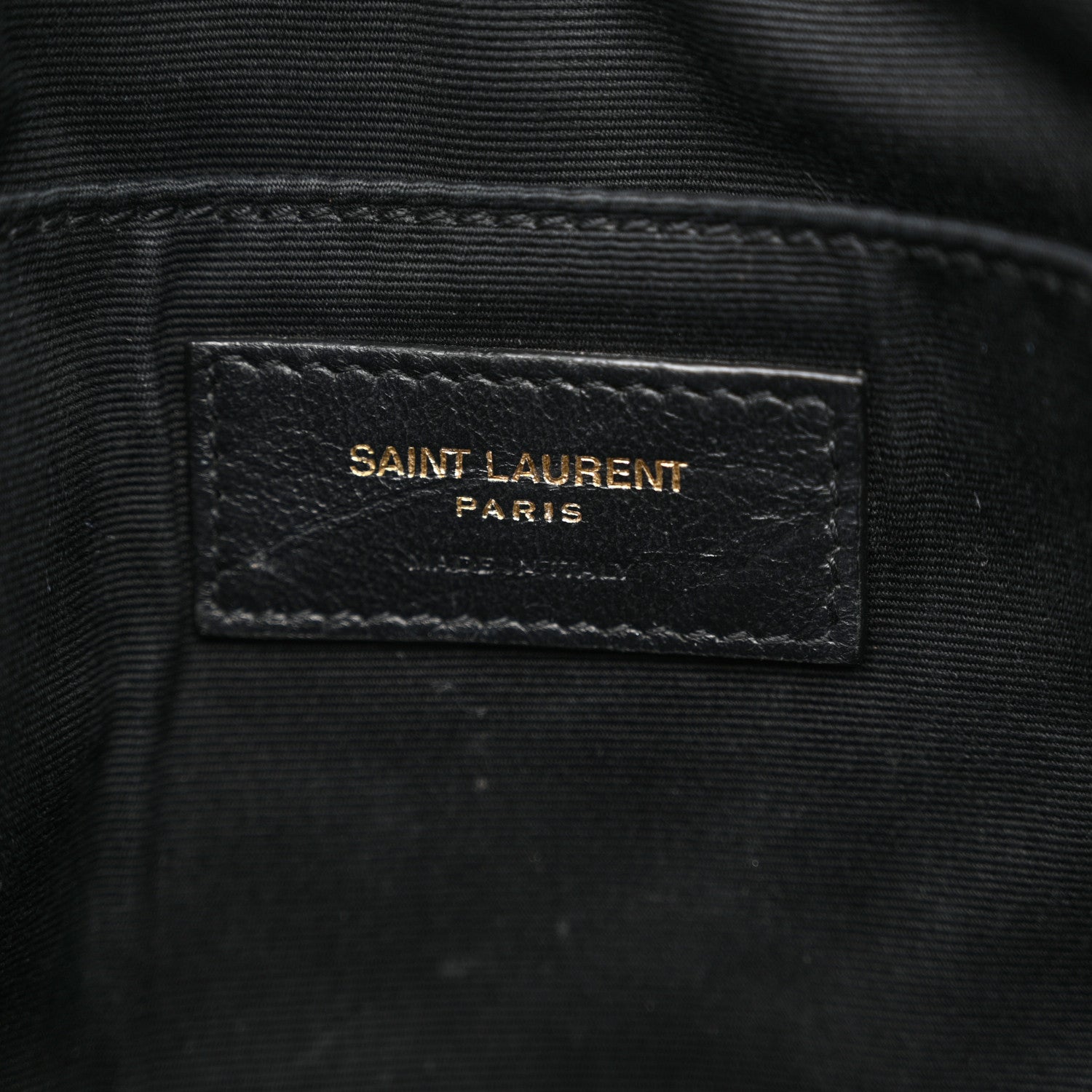 Saint Laurent Calfskin Matelasse Monogram Lou Camera Bag Black 6 of 20