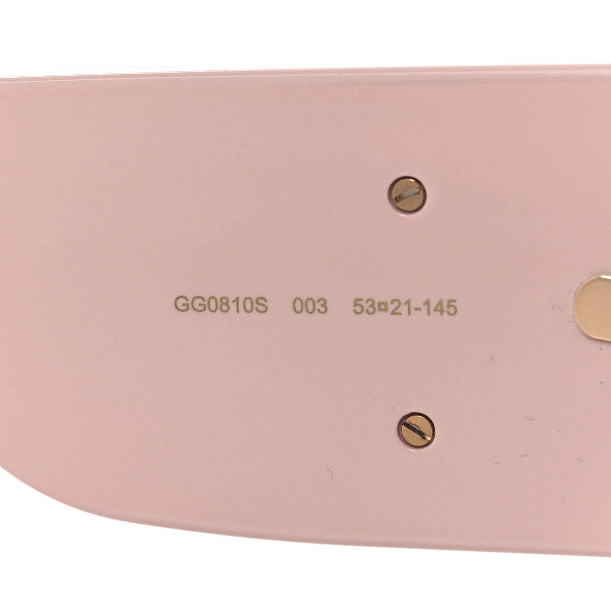 Gucci Acetate Frame GG Marmont Logo Sunglasses GG0810S Pink 