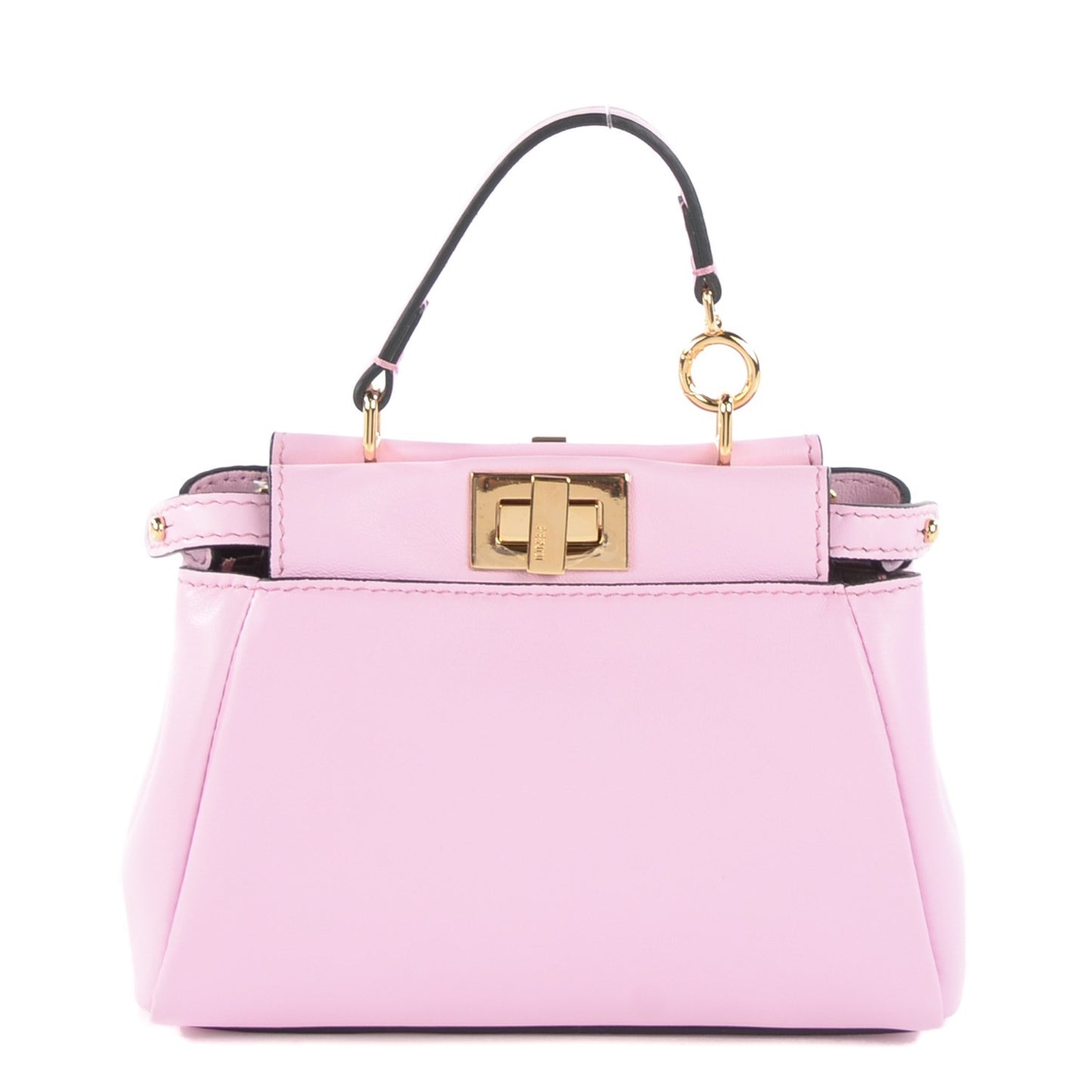 Shiny Nappa Micro Peekaboo Iconic Satchel Lavanda