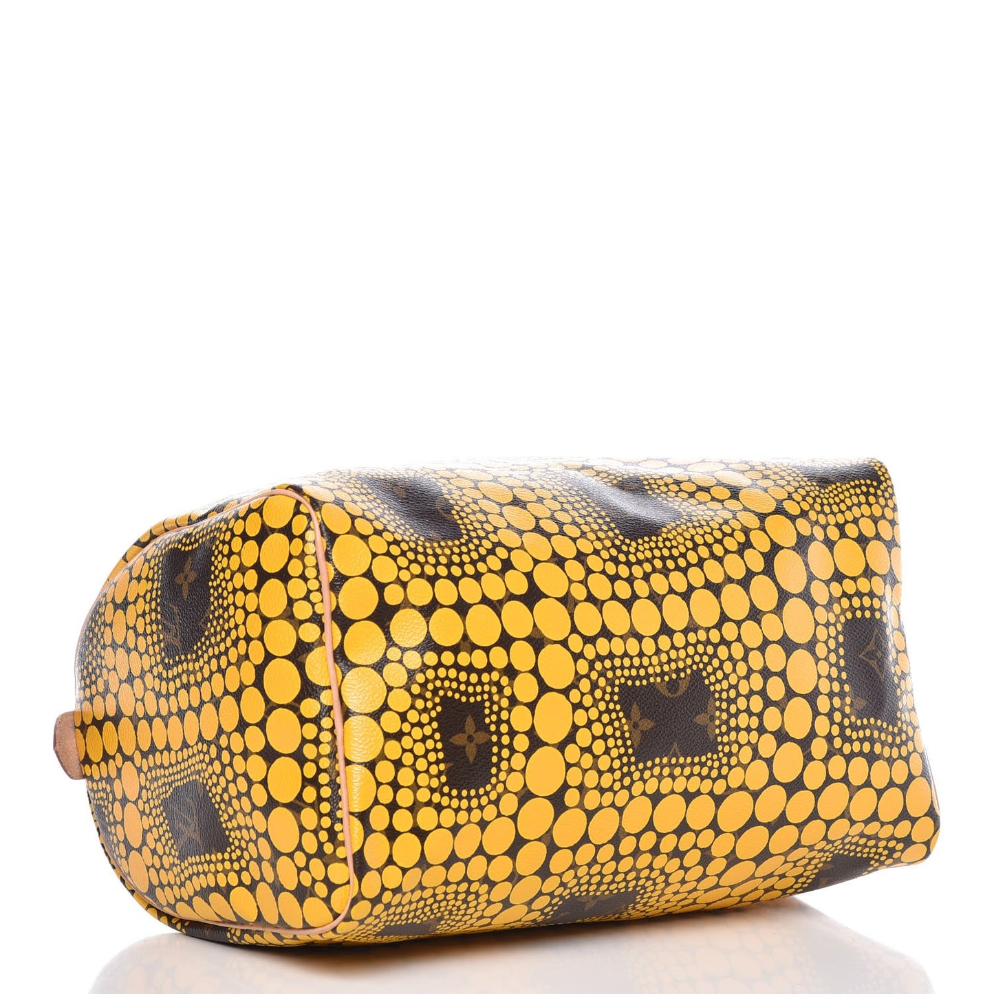 Monogram Kusama Town Speedy 30 Yellow