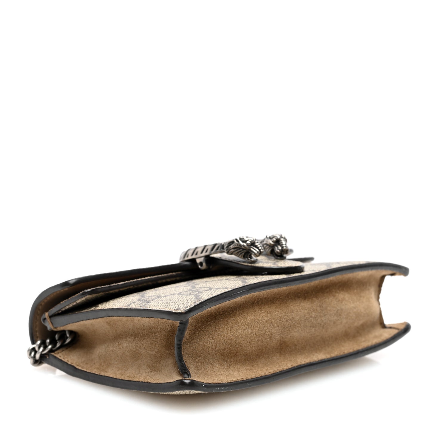 GG Supreme Monogram Super Mini Dionysus Shoulder Bag Taupe