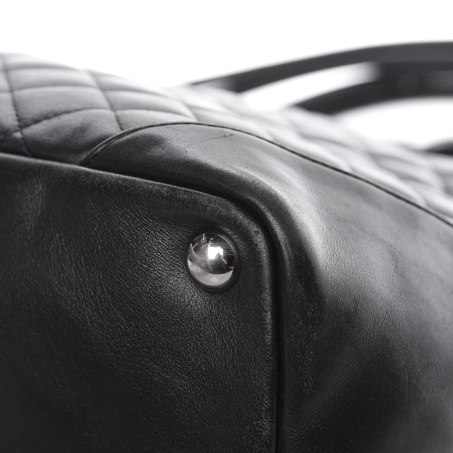 Chanel Calfskin Quilted Large Cambon Tote Black 15 of 20