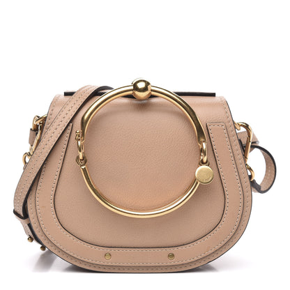 Chloe Calfskin Suede Small Nile Bracelet Bag Biscotti Beige 1 of 11