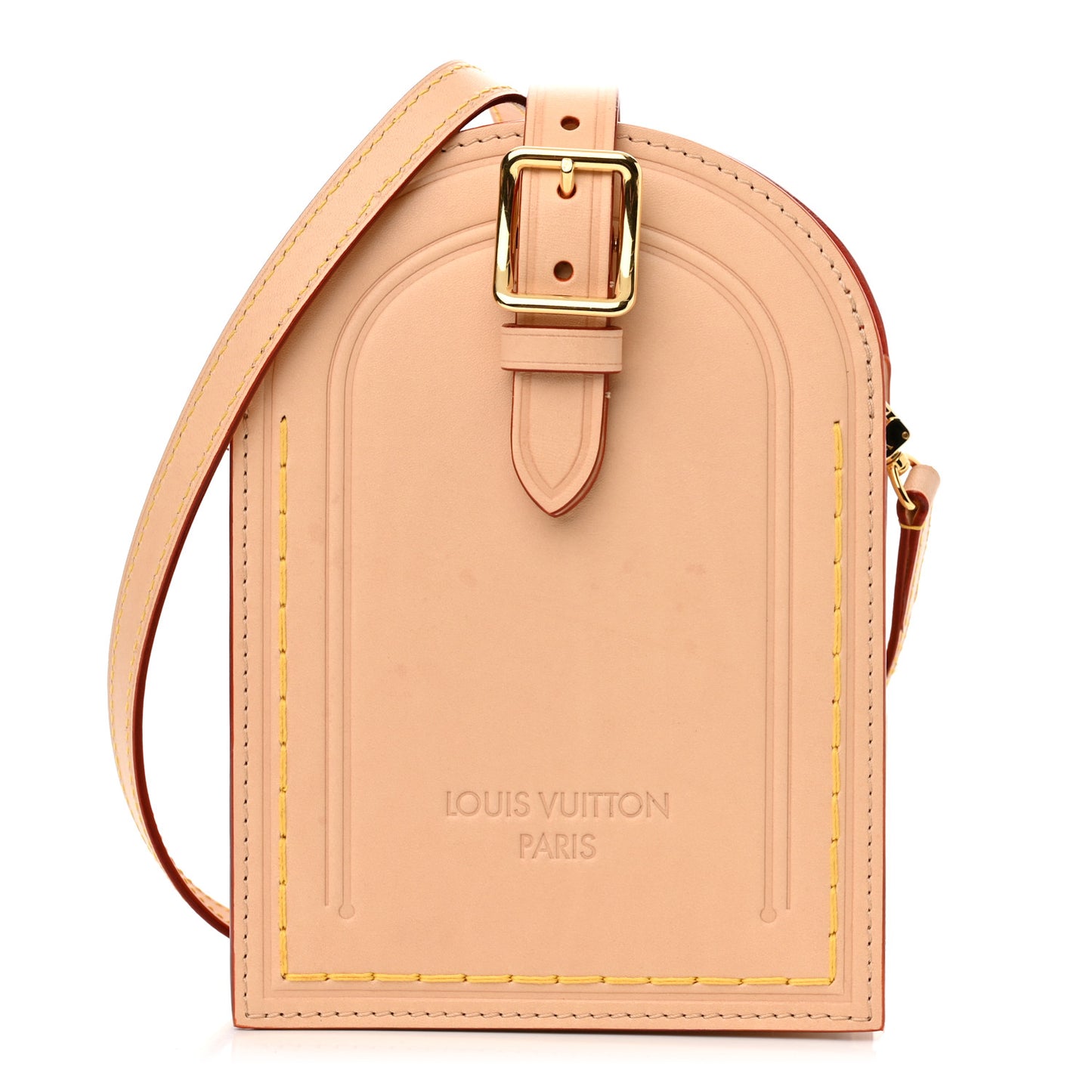 Name Tag XL Clutch Beige