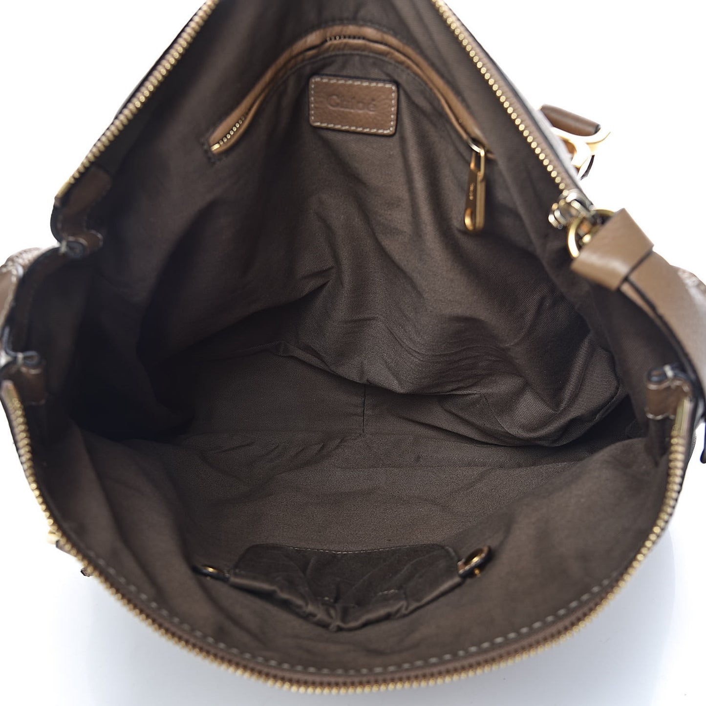 Calfskin Large Marcie Satchel Nut