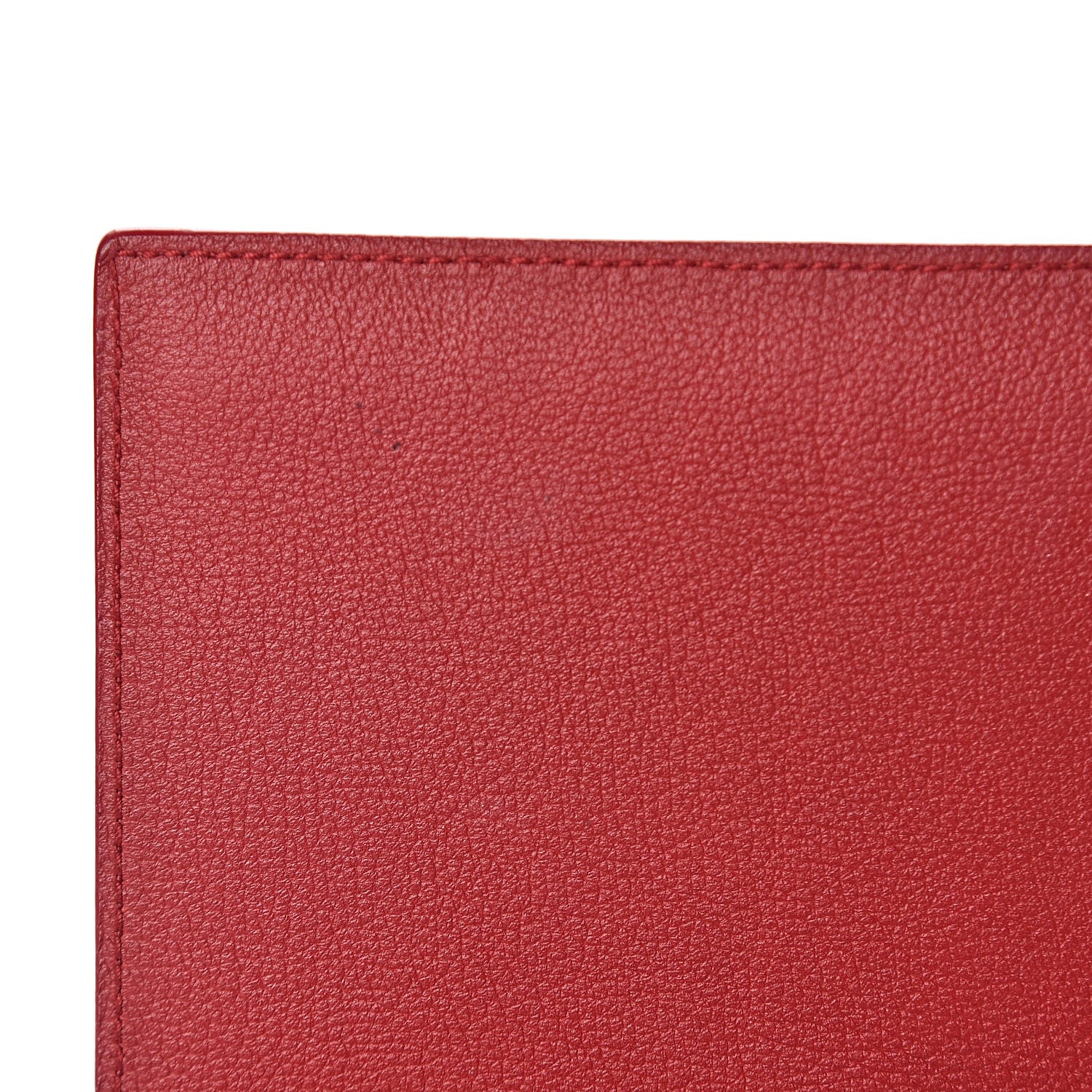 Saint Laurent Calfskin Monogram Large Belle De Jour Clutch Red 7 of 10
