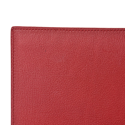 Saint Laurent Calfskin Monogram Large Belle De Jour Clutch Red 7 of 10