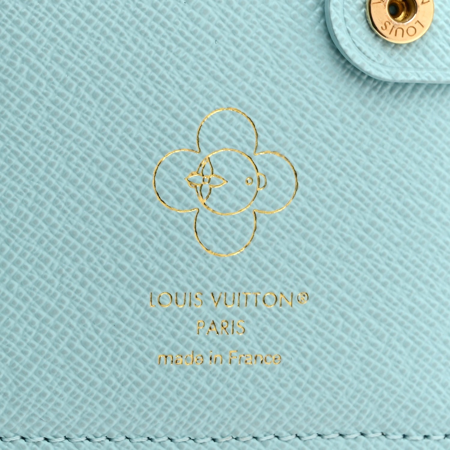 Louis Vuitton Monogram Snow Show Lisa Wallet Azur Frost 6 of 6
