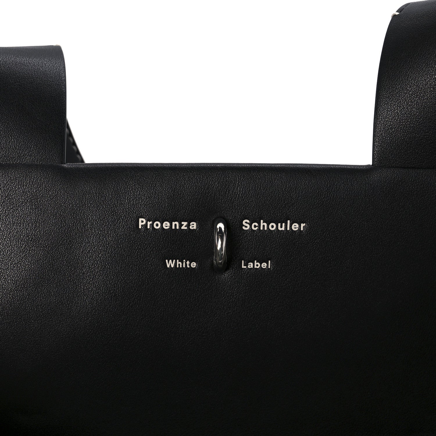 Proenza Schouler Canvas Calfskin XL Morris Tote Optic White Black 7 of 12