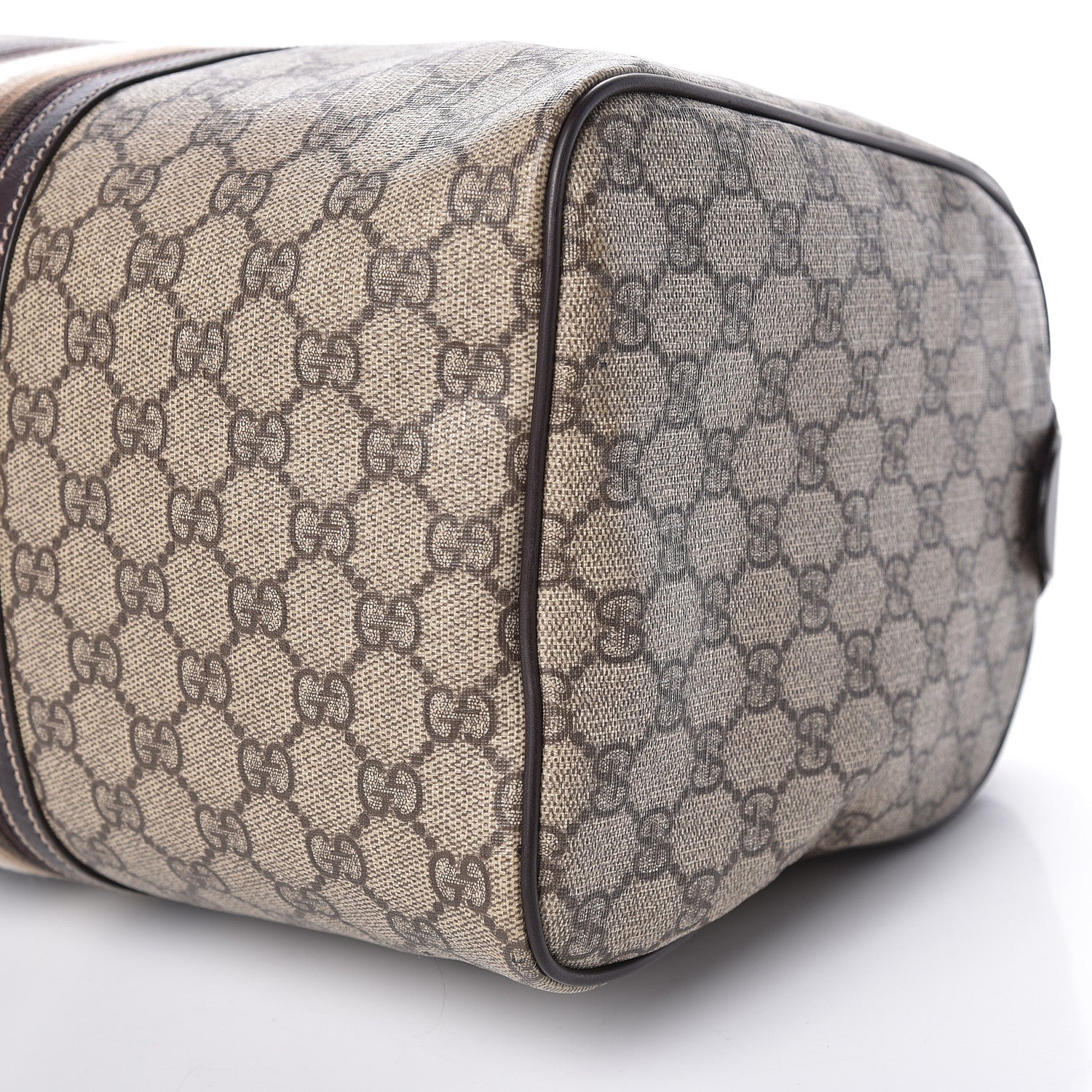 Gucci GG Plus Monogram Web Medium Joy Boston Dark Brown 6 of 14