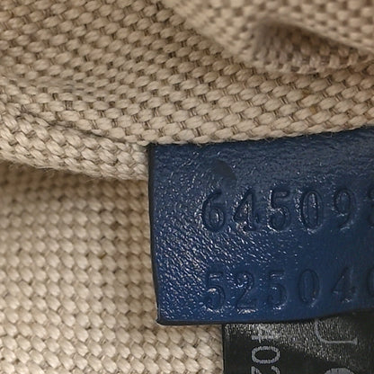 Gucci Calfskin GG Tennis Embossed Pocket Belt Bag Intense Metal Blue 7 of 10