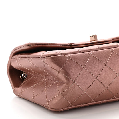 Chanel Metallic Grained Calfskin Quilted 2.55 Reissue Mini Flap Copper Pink 7 of 8