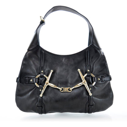 Gucci Leather Horsebit 85th Anniversary Hobo Black 1 of 11