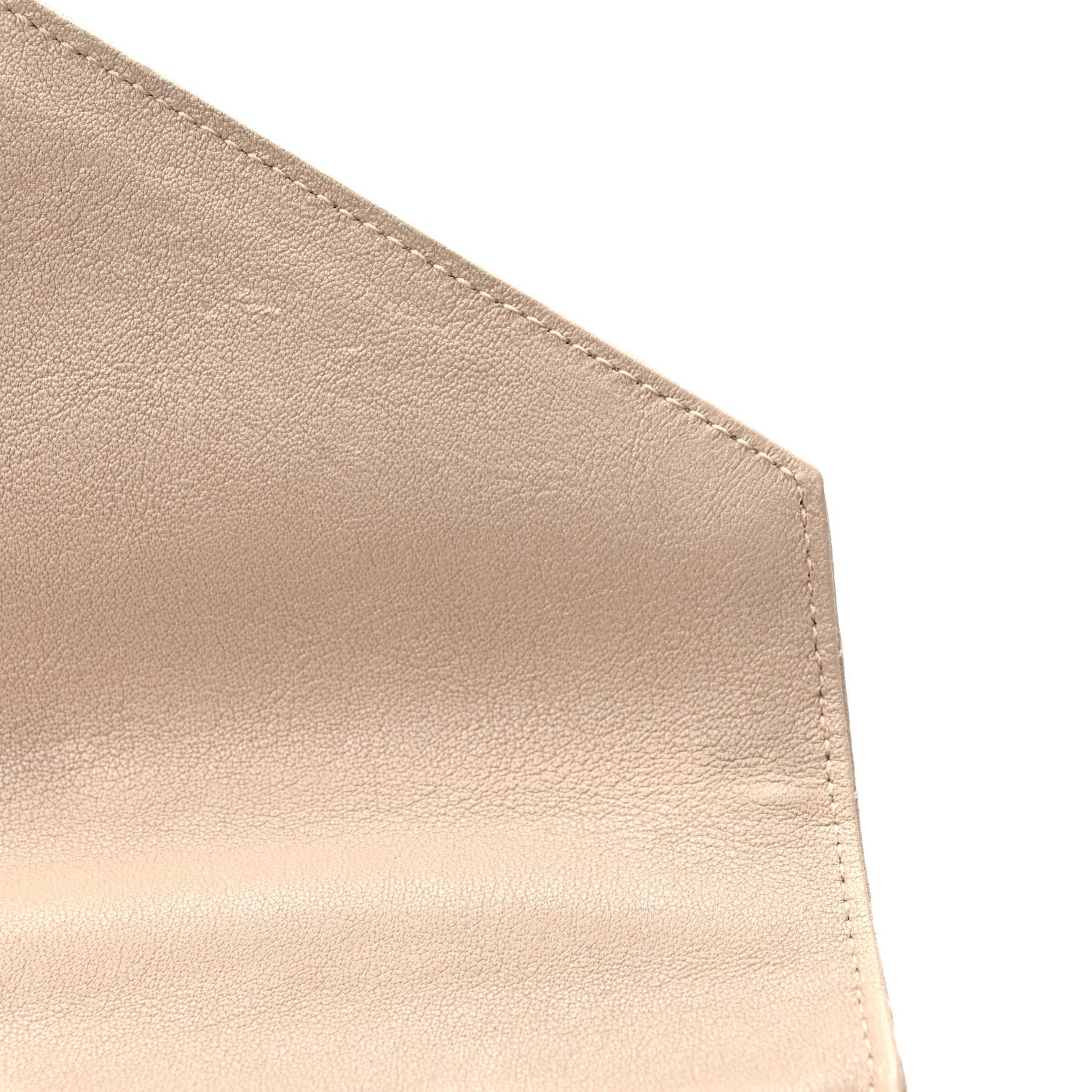 Saint Laurent Sheepskin Matelasse Chevron Monogram Medium College Bag Dark Beige 9 of 10