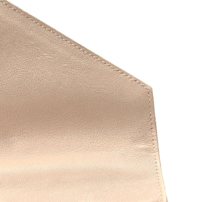 Saint Laurent Sheepskin Matelasse Chevron Monogram Medium College Bag Dark Beige 9 of 10