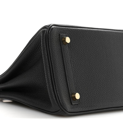 Hermes Togo Birkin 25 Black 9 of 11