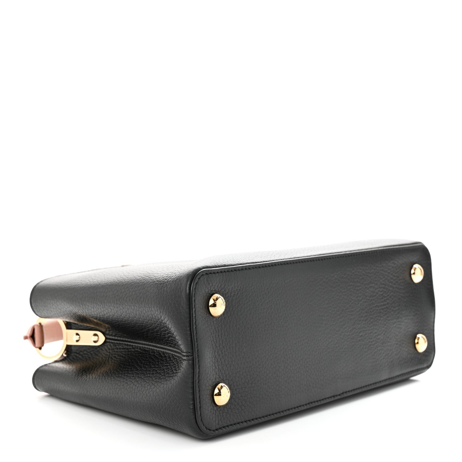 Louis Vuitton Taurillon Capucines PM Black Cream Pink 4 of 11