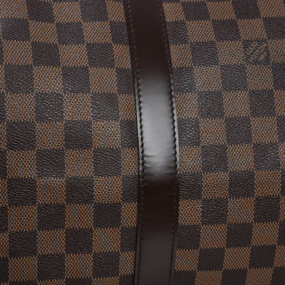 Louis Vuitton Damier Ebene Keepall Bandouliere 55 10 of 10