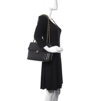 Chanel Caviar Quilted Jumbo Single Flap Black 3 of 21