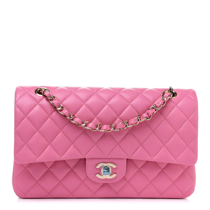 Chanel Caviar Quilted Medium Double Flap Pink 1 of 11