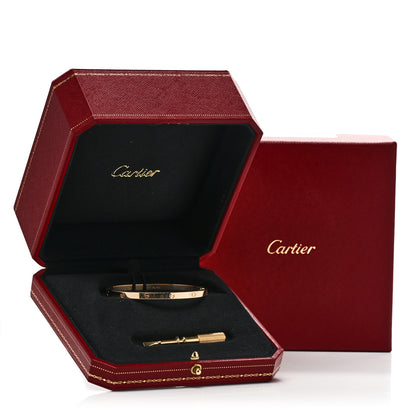 Cartier 18K Yellow Gold Small LOVE Bracelet 17 9 of 9