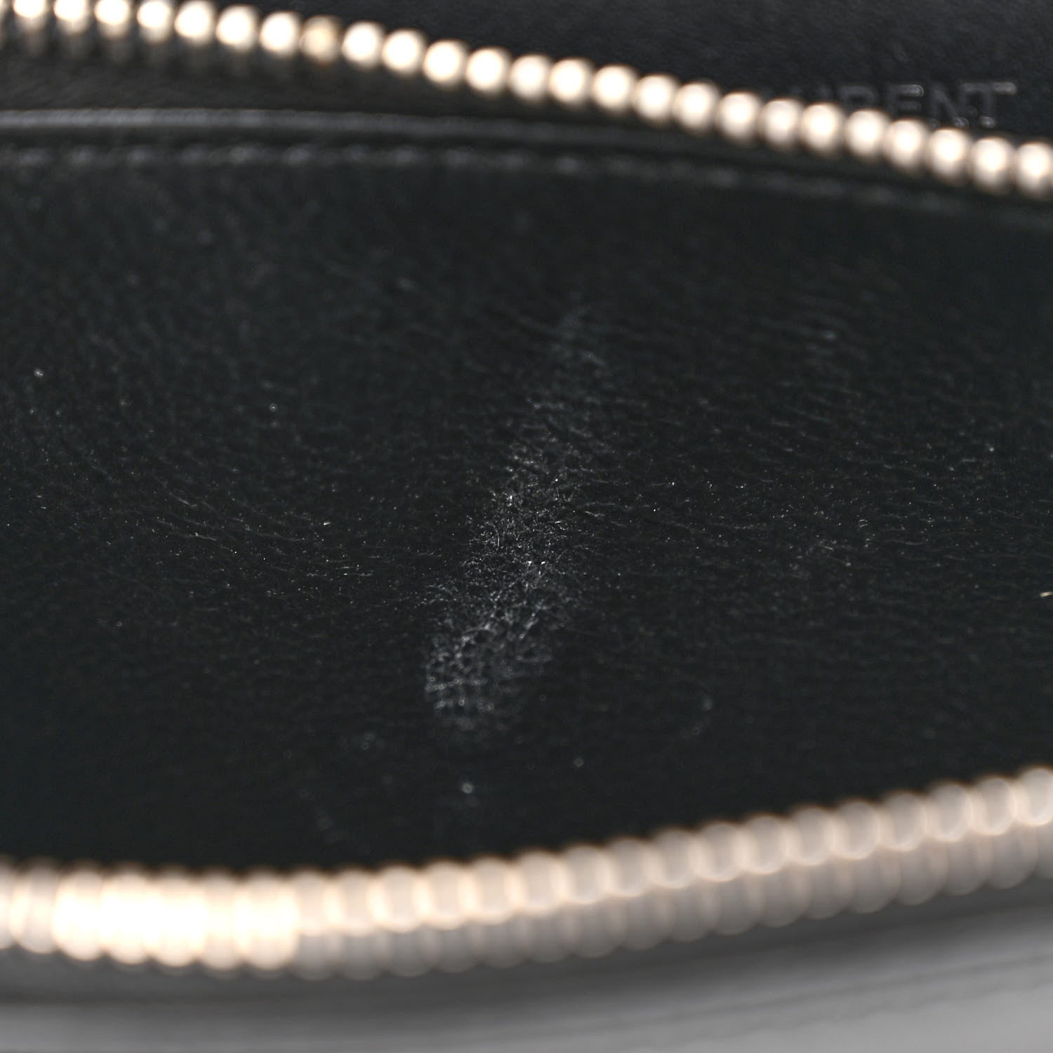 Saint Laurent Smooth Calfskin Classic Monogram Kate Tassel Chain Wallet Black 12 of 12
